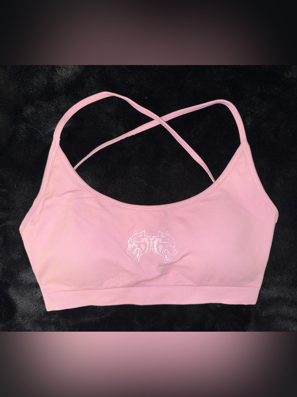 Darc Sport Pink Strappy Women's Sports Bra